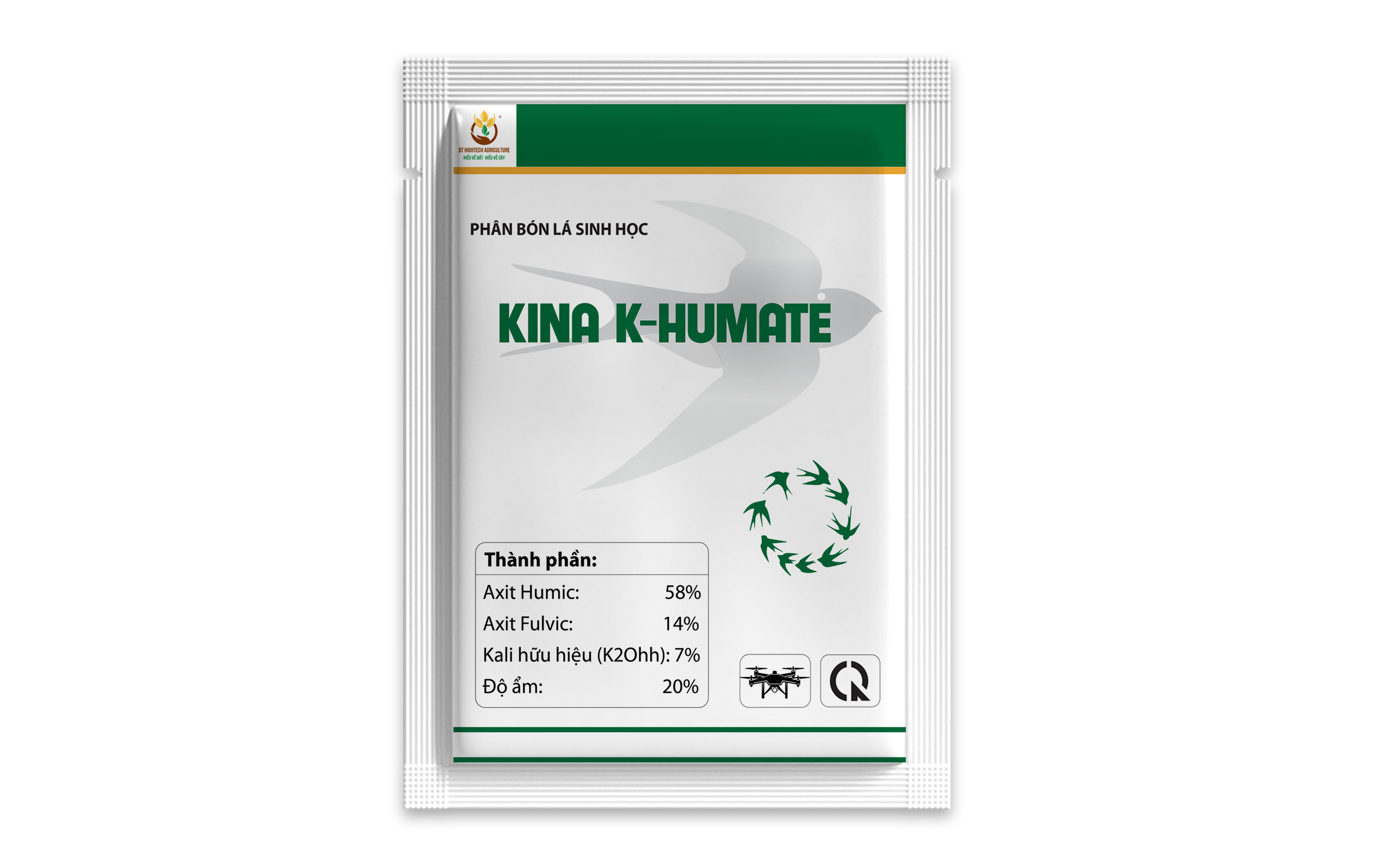 PHÂN BÓN LÁ SINH HỌC KINA K - HUMATE