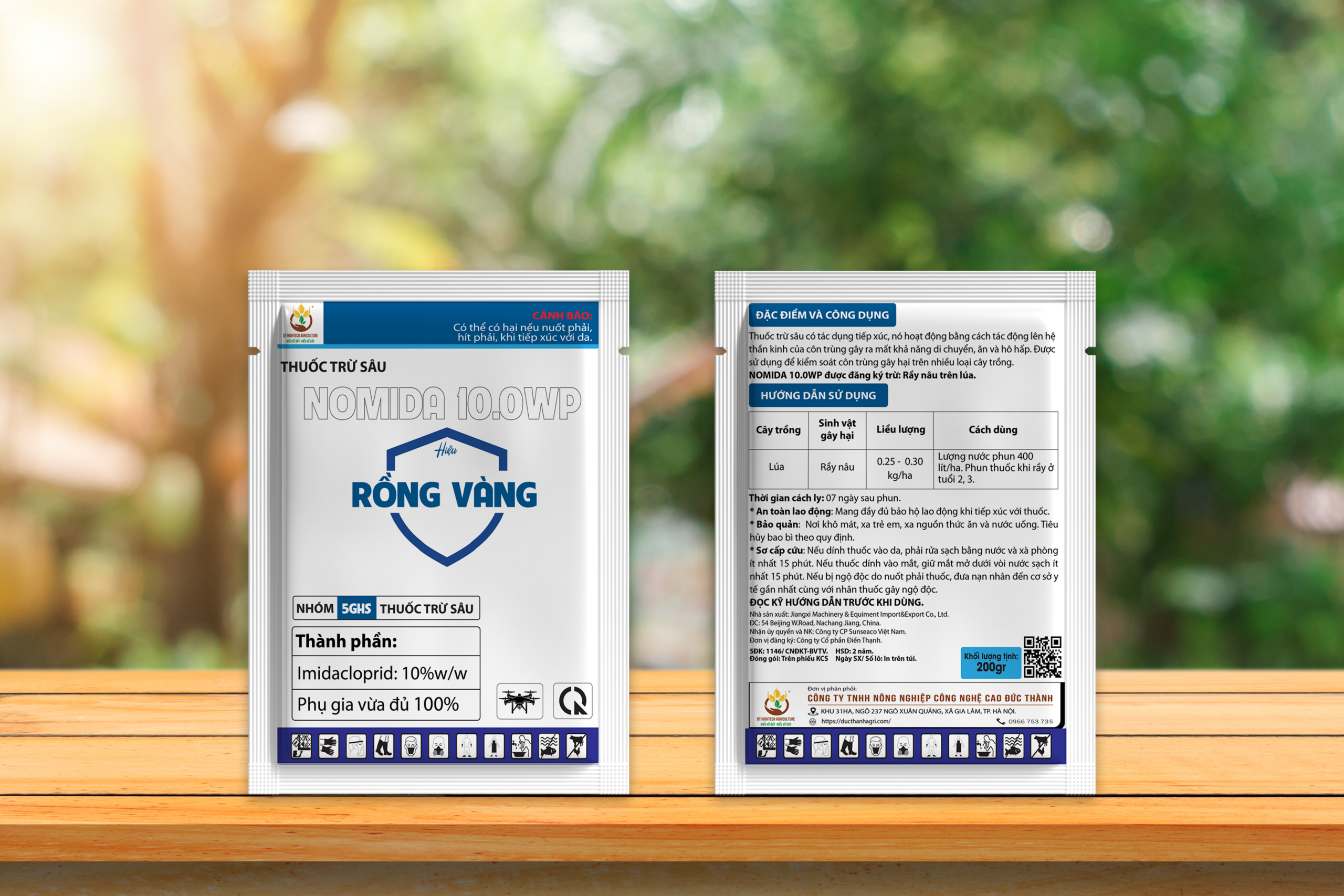 THUỐC TRỪ SÂU NOMIDA HIỆU RỒNG VÀNG - Hình ảnh 2