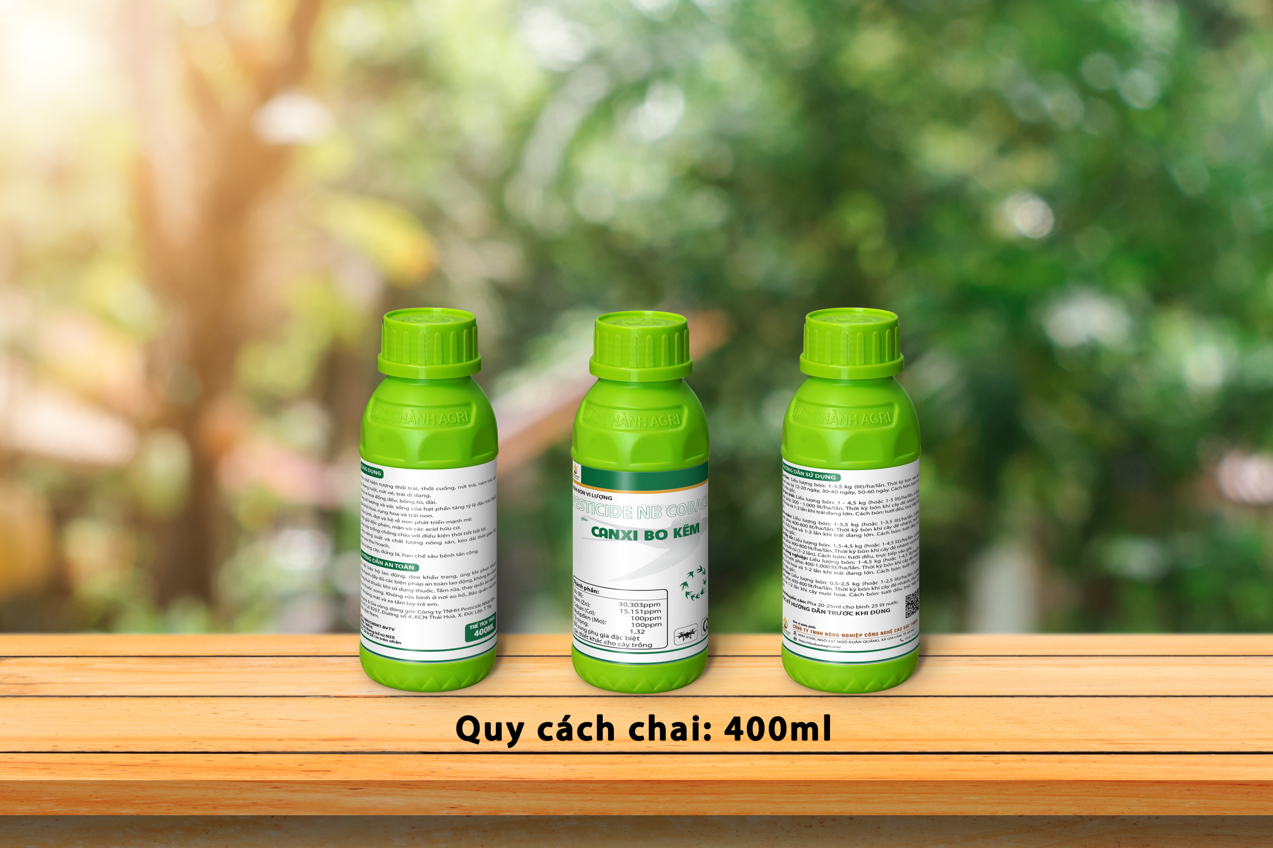 PHÂN BÓN LÁ CAO CẤP- CANXI BO KẼM 400ML - Hình ảnh 4