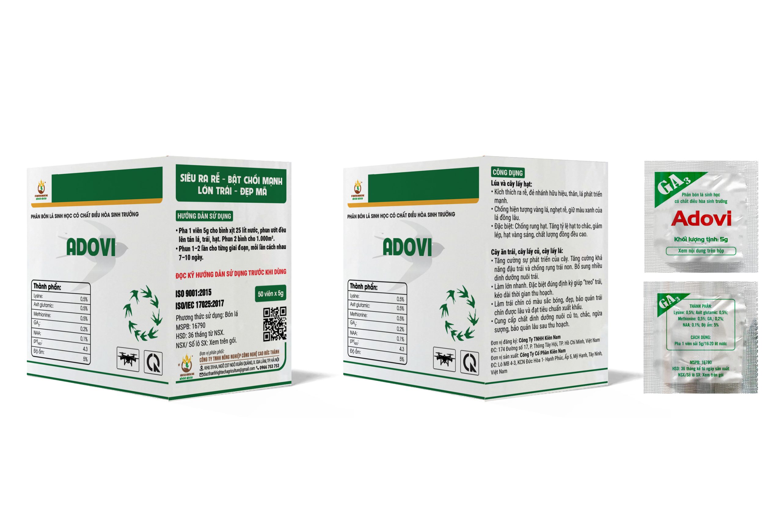 PHÂN BÓN LÁ CÓ CHẤT ĐIỀU HOÀ SINH TRƯỞNG ADOVI - Hình ảnh 2