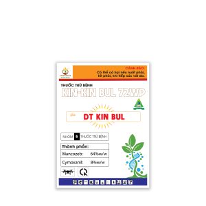 THUỐC TRỪ BỆNH KIN KIN BUL 72WP HIỆU DT KIN BUL - ĐẶC TRỊ NẤM BỆNH HẠI