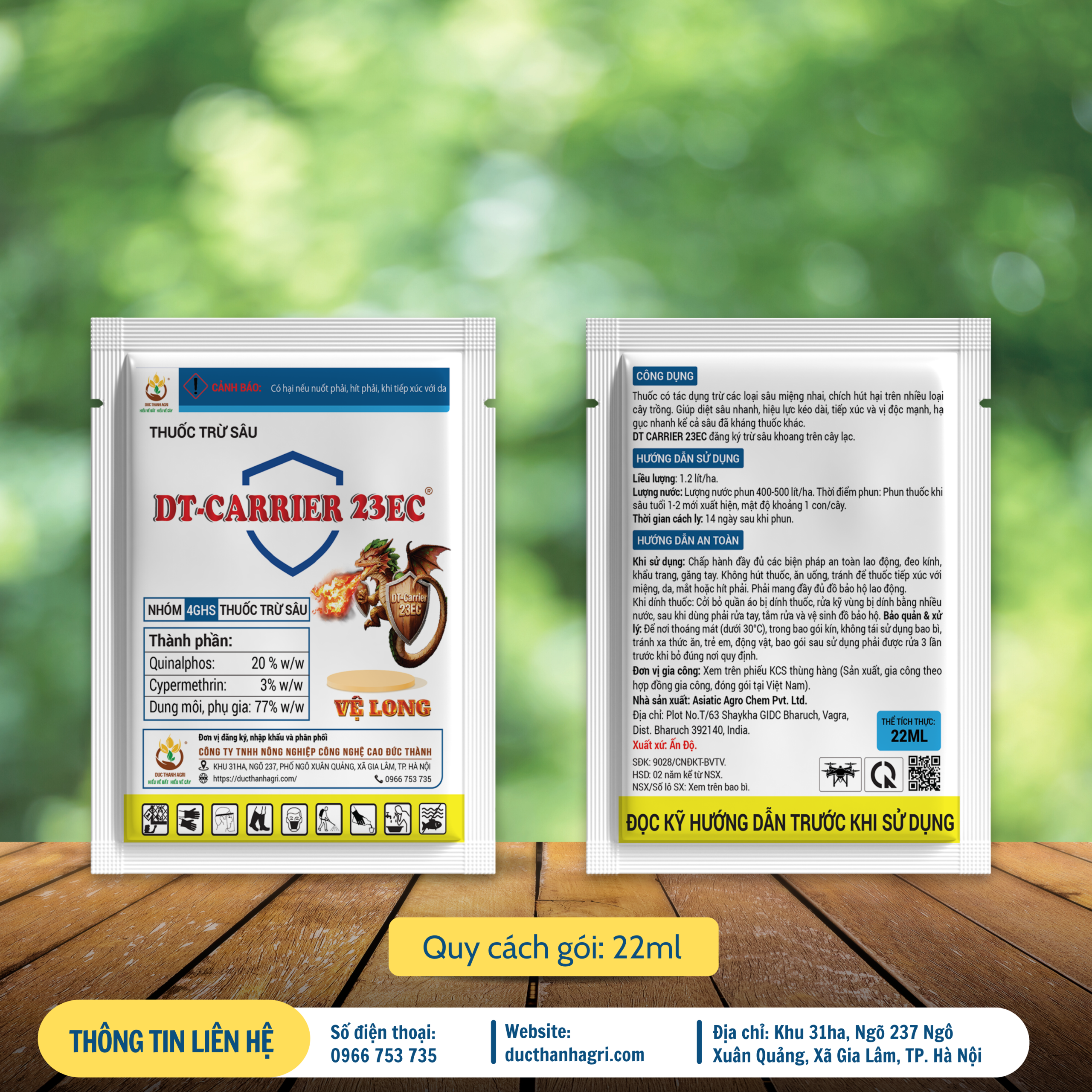 THUỐC TRỪ SÂU DT - CARRIER 23EC - Hình ảnh 2